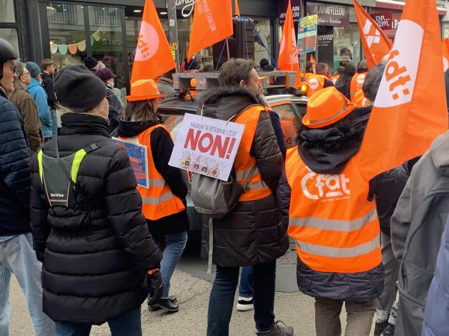 Manif Du Mars Lorient Les Manifestants Progressent En Centre