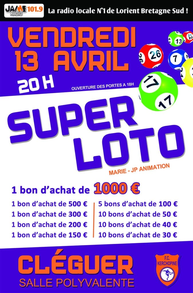 LE LOTO DE TOUTES LES CHANCES, C'EST CE VENDREDI 13 AVRIL !!! - Jaimeradio